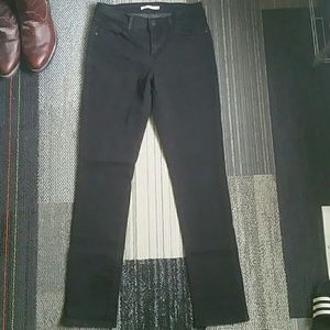 Levis Mid Rise Skinny Stretch Black jeans